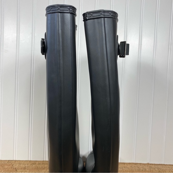Hunter Original Tall Black Matte Boots - Picture 6 of 14